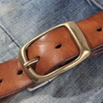 TitanCraft™ 3.3cm Vintage Handmade Cowhide Belt – 100% Genuine Leather with Retro Copper Buckle 2