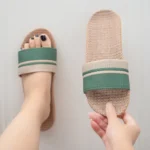 LinoEase™ Women’s Summer Indoor Slippers – Lightweight Anti-Slip Linen Slide Shoes 2