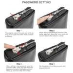 Men Password Clutch Wallet - Genuine Leather PowerLock™ 6