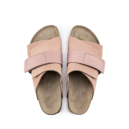Kyoto Slide™ Genuine Unisex Suede Leather Velcro Sandals 1