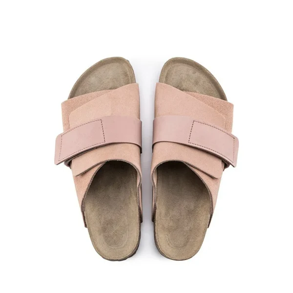 Kyoto Slide™ Genuine Unisex Suede Leather Velcro Sandals 1