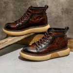 IronStride™ Genuine Leather Winter Work Boots 5