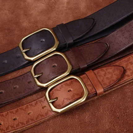 Ultimate 3.8cm CintoLux™ Pure Cowhide Luxury Belt – 6 Size Options 1