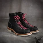 UNITYPUREMAX™ Men’s Handmade Retro Moc Toe Monkey Boots – Goodyear-Welted Leather Motorcycle-Style Boots