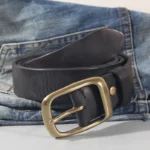 TitanCraft™ 3.3cm Vintage Handmade Cowhide Belt – 100% Genuine Leather with Retro Copper Buckle 4