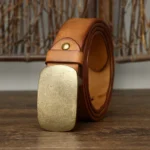 Ultimate 3.8cm RanchRider™ Vintage Cowboy Leather Belt 4