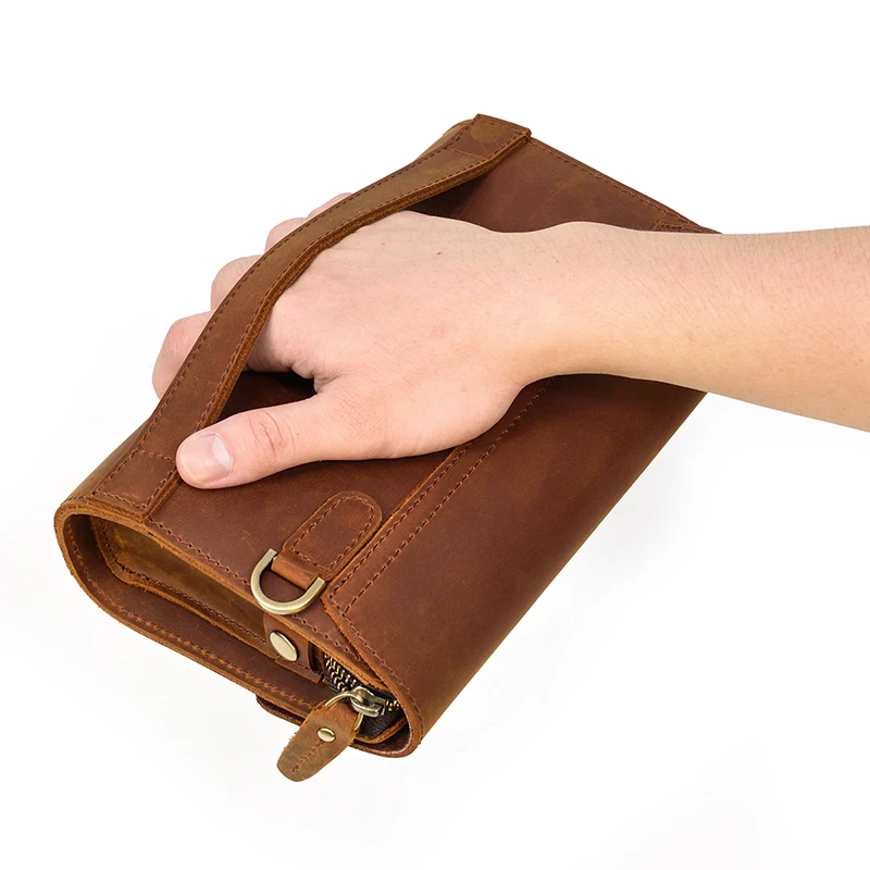 Premium 100% Genuine Leather Men’s Clutch Wallet 47 Premium 100% Genuine Leather Men’s Clutch Wallet 47