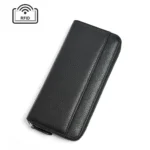 BellaGuard™ RFID-Blocking Lichee Cowhide Long Wallet 4