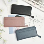 BellaGuard™ RFID-Blocking Lichee Cowhide Long Wallet 3