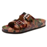 CorkAura™ Unisex Cork Flip-Flops Designer Birks – Luxury Cork & Wood Flip-Flops with Pigskin Insole 4