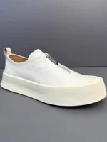 UrbanRise™ Zipper Platform Loafers – Men’s Vintage Leather Skate-Style Sneakers 2