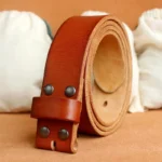 VintaStrap™ Italian Vintage Embossed Full-Grain Leather Belt Strap – 3.8 cm Wide for 29″–42″ Waists (Buckle Not Included) 1