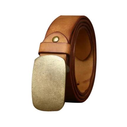 Ultimate 3.8cm RanchRider™ Vintage Cowboy Leather Belt 1