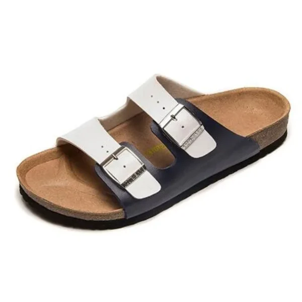 CorkAura™ Unisex Cork Flip-Flops Designer Birks – Luxury Cork & Wood Flip-Flops with Pigskin Insole 2