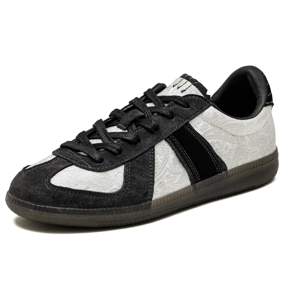 Original Paisley Silk Training Shoes for Men | Contrasting Color Skateboarding Sneakers 2