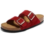 CorkAura™ Unisex Cork Flip-Flops Designer Birks – Luxury Cork & Wood Flip-Flops with Pigskin Insole 5