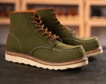 Ironstride™ Men’s Goodyear Welted Genuine Italian handmade rider boots – Waterproof Cowhide Equestrian Ankle Boots