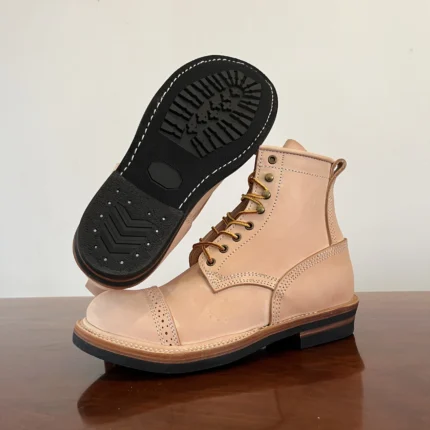 V880 RockCanRoll Biker Boots – Premium Handmade Italian Leather, Goodyear Welted (Sizes 35-50) Goodyear Welt Boots