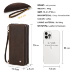 HeritageCraft™ Genuine Leather Men Clutch Wallet 4