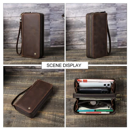 HeritageCraft™ Genuine Leather Men Clutch Wallet 2