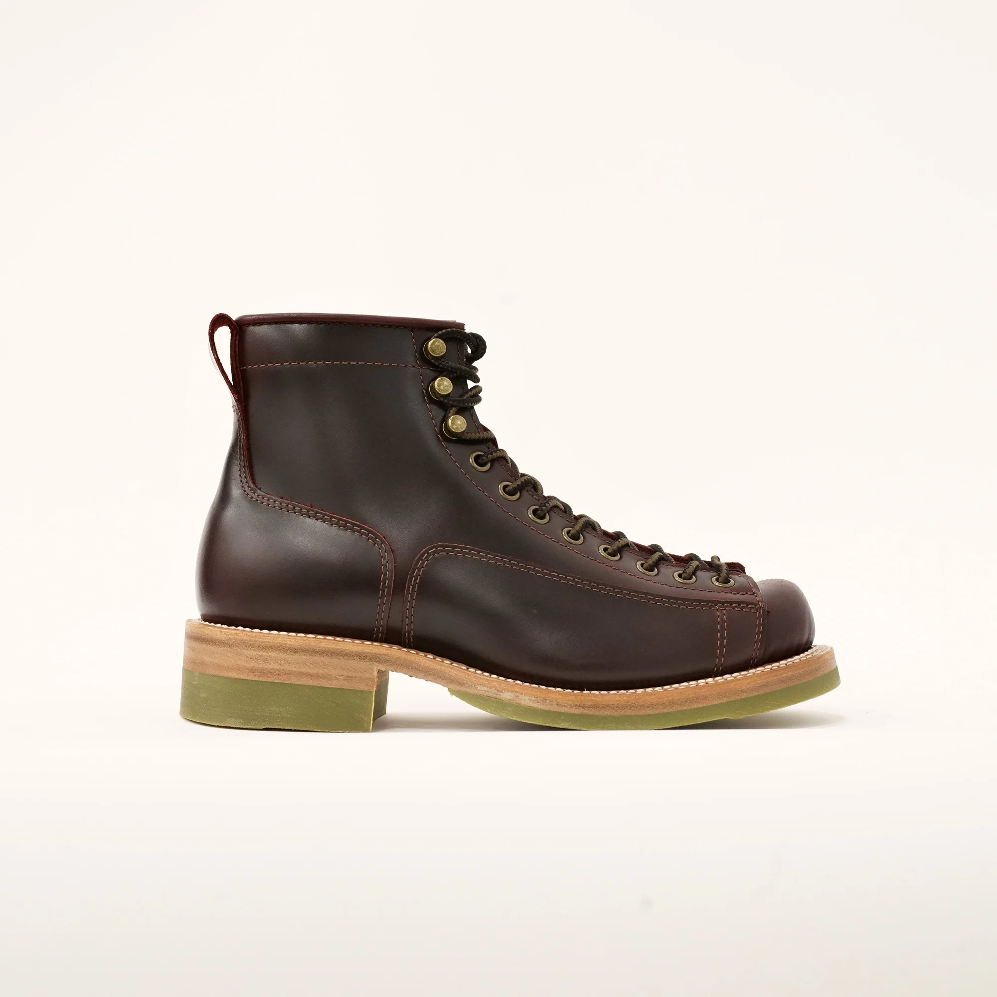 Men’s Handmade Retro Moc Toe Monkey Boots – Goodyear-Welted Leather Motorcycle Boots 17