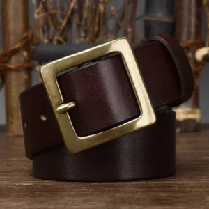 Premium Pure Cowskin Belt - 3.8 cm VeroLux™ Genuine Leather Belt 1