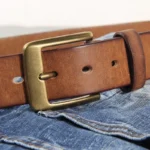 IronHeritage™ Vintage Handmade Cowhide Belt for Men – 3.8cm Retro Copper Buckle Cinturón Gótico for Jeans & Casual Wear 1