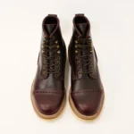 Men’s Handmade Retro Moc Toe Monkey Boots – Goodyear-Welted Leather Motorcycle Boots 24