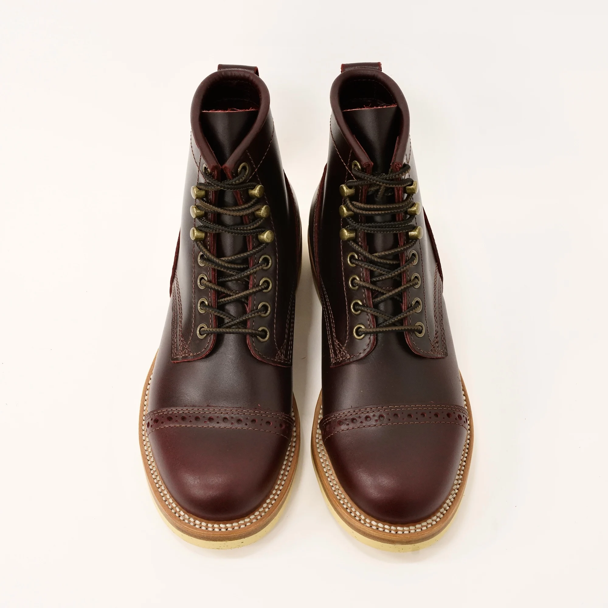 Men’s Handmade Retro Moc Toe Monkey Boots – Goodyear-Welted Leather Motorcycle Boots 24