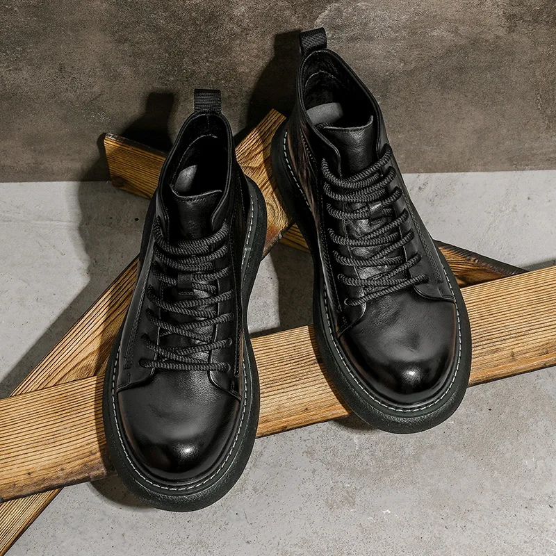 IronStride™ Genuine Leather Winter Work Boots 6