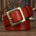 Premium Pure Cowskin Belt - 3.8 cm VeroLux™ Genuine Leather Belt 3