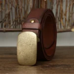 Ultimate 3.8cm RanchRider™ Vintage Cowboy Leather Belt 2