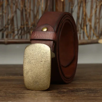 Ultimate 3.8cm RanchRider™ Vintage Cowboy Leather Belt 2