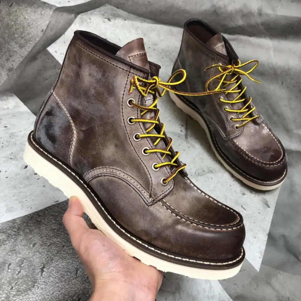 Genuine Italian Cow Leather Handmade Rider Boots 1