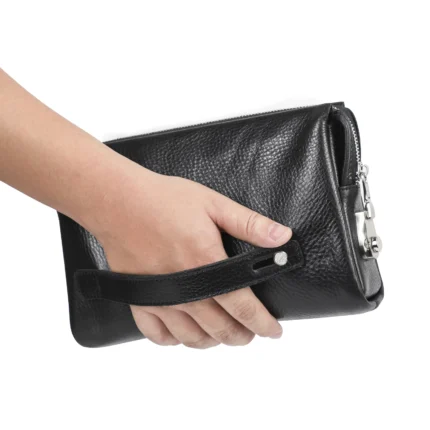 Men Password Clutch Wallet - Genuine Leather PowerLock™ 2