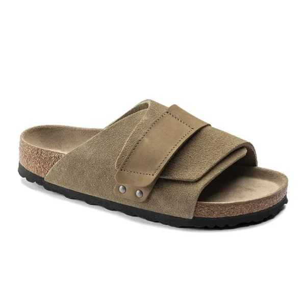 Kyoto Slide™ Genuine Unisex Suede Leather Velcro Sandals 4