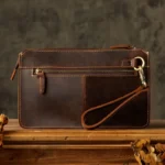 HeritageHaven™ Vintage Cowhide Clutch 5