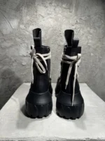 Gothic Rider Platform Boots™ – Unisex High-Top Leather Sneakers 2