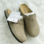 SOLECRAFT™ Soft-Footbed Modern Cork Slippers – Unisex Flat Leather Sandals for Everyday Comfort 1
