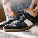 Bold Heritage™ Men’s Cozy Ultimate Vintage Black Silk Training Sneakers – German-Style Flat Shoes for Autumn & Winter 3