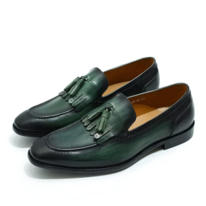 VerdeTassel™ Handmade Tassel Loafers – Luxury Genuine Leather Waterproof Men’s Slip-Ons