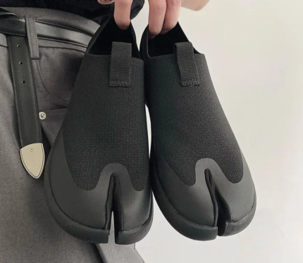 Tabi KnitFlex™ Soft‐Sole Split‐Toe Mules – Unisex Summer Slippers