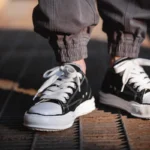 UrbanDrift™ Dissolved Low-Top Canvas Skate Sneakers for Men 4