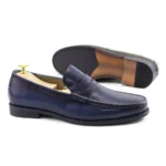 SupremeStride™ Luxury Waterproof Penny Loafers – Genuine Leather Men’s Elite Slip-Ons 6