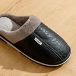 CozyStep™ Comfortable Waterproof PU Leather Winter Slippers – Big Sizes 5