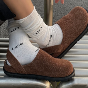 Vintage Suede Beach Sliders™ – Men’s Short-Haired Cow Suede Summer Sandals