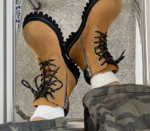 Original Winter Mading Boots™ – Men’s Yellow Cow Suede Ankle Desert Boots with Side Zipper 5