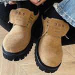 Retro Suede Height-Boost Oxford Shoes – Men’s Workwear