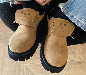 Retro Suede Height-Boost Oxford Shoes – Men’s Workwear