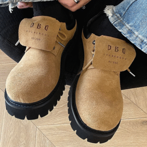 Retro Suede Height-Boost Oxford Shoes – Men’s Workwear